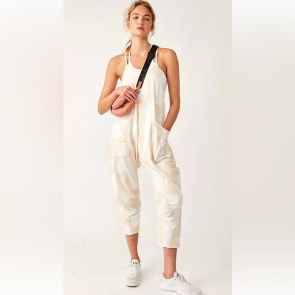 Free People Pants - Free People Hot Shot Printed Onesie Size Small NWT